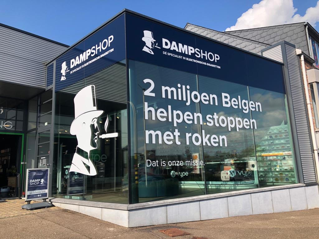 Dampshop Diest verhuisd naar Leuvensesteenweg 171 op een beter bereikbare locatie met ruime parking voor de deur.